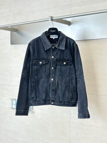 ÁO KHOÁC NAM LW DENIM WASH HIỆU ỨNG BẠC MÀU CỔ ĐIỂN PHOM RỘNG CAO CẤP