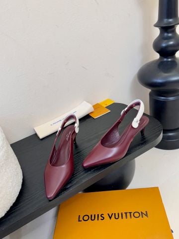GIÀY CAO GÓT LV* LEGACY SLINGBACK MŨI NHỌN – DÂY MONOGRAM