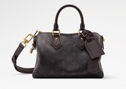 TÚI NAM NỮ L V SPEEDY P9 BANDOULIÈRE 25 COFFEE BEAN MONOGRAM SHADOW