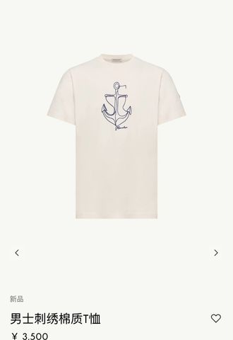 ÁO THUN NAM MCL* COTTON JERSEY THÊU MỎ NEO HÀNG HẢI PHONG CÁCH RESORT