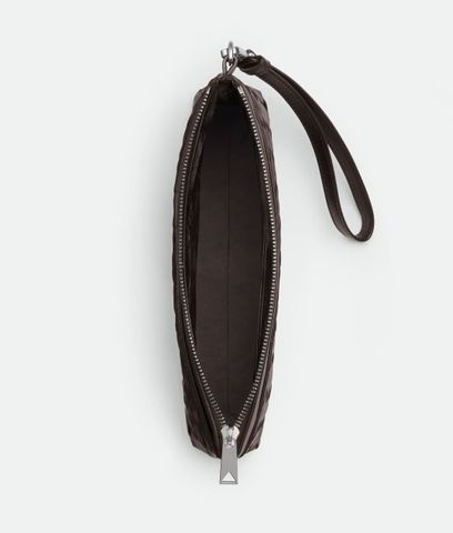 TÚI CẦM TAY NAM NỮ BV INTRECCIATO PRISM ĐAN DA THỦ CÔNG PHOM MỎNG