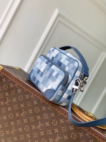 TÚI ĐEO CHÉO NAM NỮ LV* NIL DAMOFLAGE CANVAS PHOM HỘP