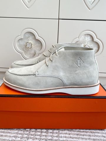 GIÀY CAO CỔ NAM H M DA LỘN DÁNG CHUKKA TỐI GIẢN