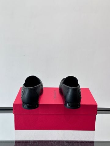 GIÀY NAM LOAFER FERRA* DA ĐEN TỐI GIẢN