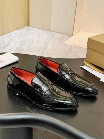 GIÀY NAM CL LOAFER DA BÓNG – ĐẾ ĐỎ SIGNATURE