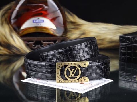 THẮT LƯNG NAM LV* DA BÒ DẬP KIM CƯƠNG – BẢN 40MM,