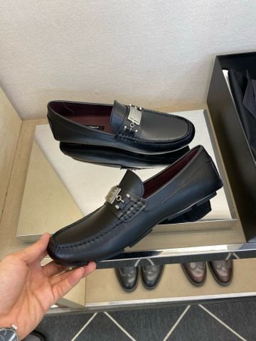GIÀY DRIVER NAM D G PHOM MOCCASIN DA BÊ LỲ – HARDWARE KIM LOẠI SẮC NÉT