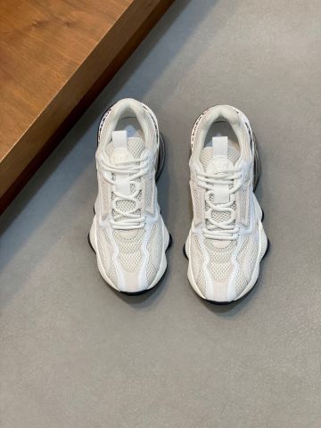 GIÀY NAM PHILIPPE* PLEIN* SNEAKER ĐẾ DÀY SIÊU NHẸ PHỐI LƯỚI & DA LỘN XANH RÊU – GÓT ÁNH VÀNG