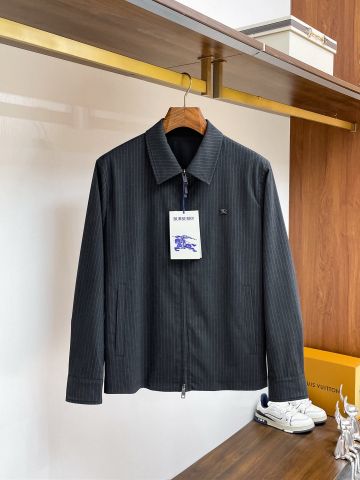 ÁO KHOÁC HARRINGTON NAM B B WOOL KẺ SỌC – PHOM CLASSIC LỊCH LÃM