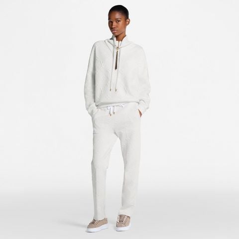 BỘ NỈ NỮ L*V  MONOGRAM TRẮNG CAO CẤP