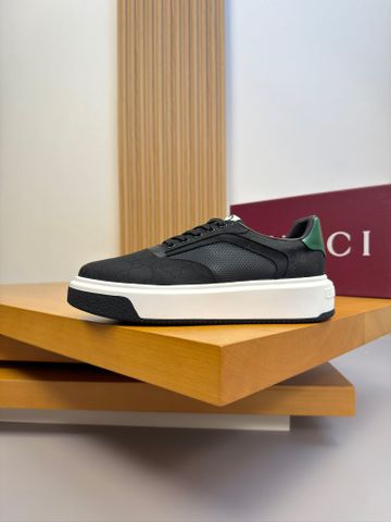 SNEAKER NAM G C PHOM ĐẾ DÀY HIỆN ĐẠI, DA BÊ NAPPA PHỐI VẢI DỆT CAO CẤP