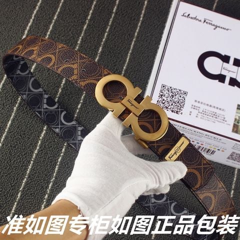THẮT LƯNG NAM FERR GANCINI MONOGRAM 2 MẶT