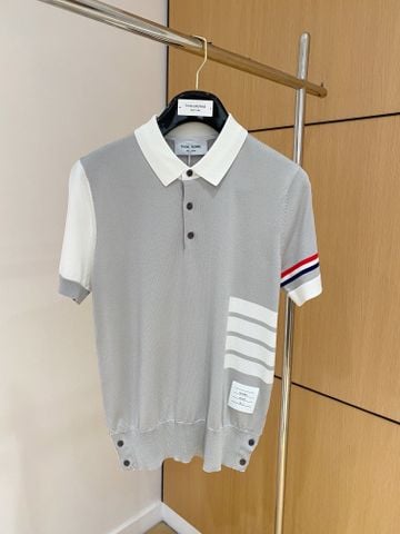 ÁO POLO NAM TB DỆT KIM CỔ BẺ 4-BAR PHỐI TƯƠNG PHẢN