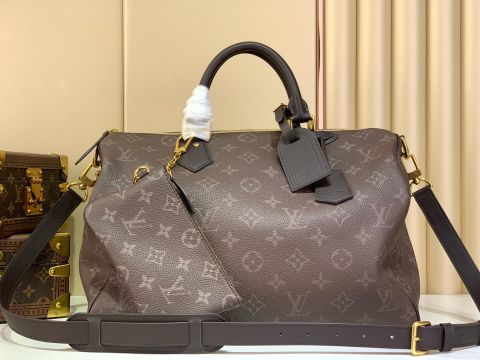 TÚI NAM NỮ L V SPEEDY P9 BANDOULIÈRE 40 DA BÊ MONOGRAM COFFEE