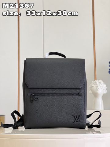 BALO NAM L*V  TAKEOFF – PHOM VUÔNG TỐI GIẢN, DA VÂN HẠT CAO CẤP