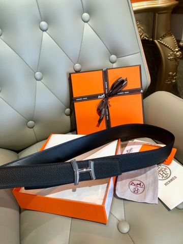 THẮT LƯNG NAM Herme* SCRIPT 38MM – TOGO HAI MẶT – KHÓA H ICONIC