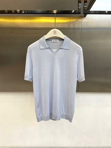 ÁO POLO NAM B C CỔ MỞ DỆT LỤA DÂU TẰM – TENCEL LYOCELL PHA ACETATE