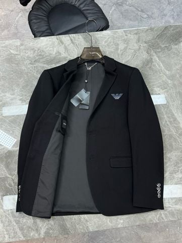 ÁO BLAZER NAM A R M A N I PHOM SLIM, VẢI SUITING DỆT MẶT