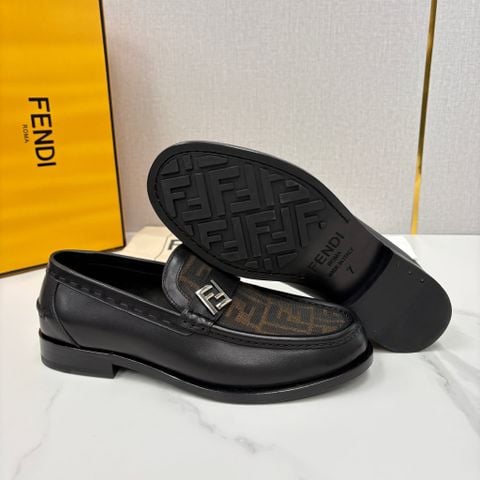 GIÀY LOAFER NAM FD O’LOCK PHỐI FF JACQUARD DA BÊ VIỀN THỦ CÔNG PHONG THÁI Ý LỊCH LÃM