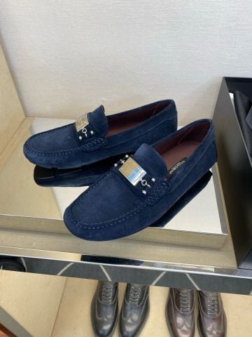 GIÀY DRIVER NAM D G PHOM MOCCASIN DA BÊ LỲ – HARDWARE KIM LOẠI SẮC NÉT