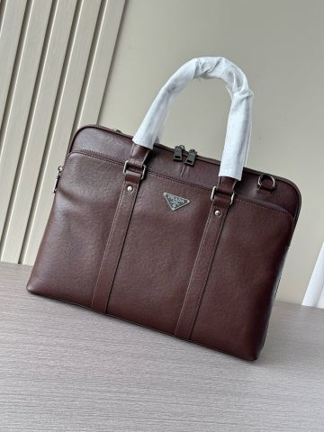 CẶP CÔNG VỤ NAM P R D BRIEFCASE DA BÊ VÂN TỰ NHIÊN PHOM MỎNG LỊCH LÃM