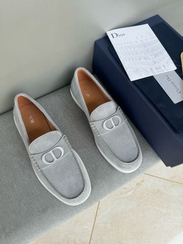MOCCASIN NAM D R GRANVILLE DA LỘN TÔNG GHI, KHÓA CD ICON, ĐẾ CAO SU TRẺ TRUNG LỊCH LÃM
