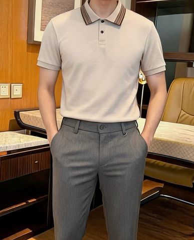 ÁO POLO NAM L P BUSINESS SERIES PHỐI VIỀN CỔ RETRO BRITISH