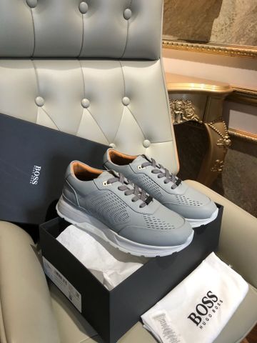 GIÀY THỂ THAO NAM BOSS* DA BÒ MỀM DẬP LỖ HOẠ TIẾT ĐẾ ÊM ÊVA
