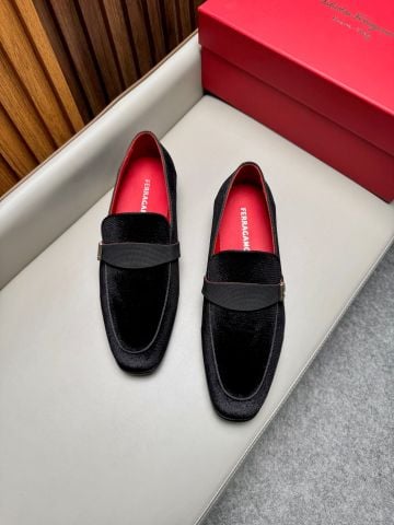 GIÀY NAM LOAFER FG NHUNG CAO CẤP DÁNG GANCINI THANH LỊCH ĐẾ DA THẬT