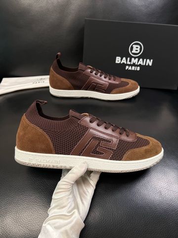 GIÀY SNEAKER NAM BM PHỐI DA BÊ LỲ – DA LỘN – VẢI DỆT MESH MONOGRAM CAO CẤP