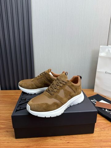 GIÀY SNEAKER NAM DA BÒ LỚP ĐẦU PHỐI DA BÒ LỘN, ĐẾ CAO BẢN THỂ THAO SANG TRỌNG
