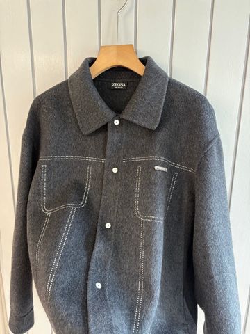 ÁO KHOÁC DẠ NAM JN HỌA TIẾT XƯƠNG CÁ