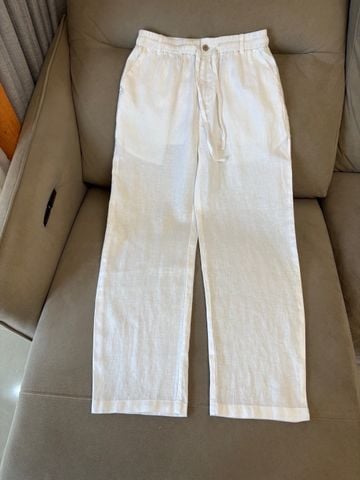 QUẦN NAM CHẤT LIỆU 100% LINEN PHOM SUÔNG THƯ GIÃN THANH LỊCH