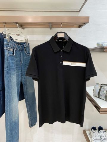 ÁO POLO NAM HB INTERLOCK COTTON DẢI KNIT TƯƠNG PHẢN