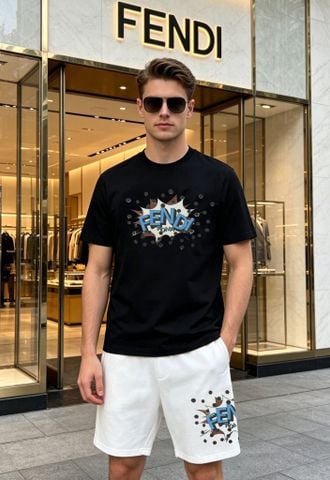 BỘ NAM F E N D I GRAPHIC T-SHIRT & SHORTS