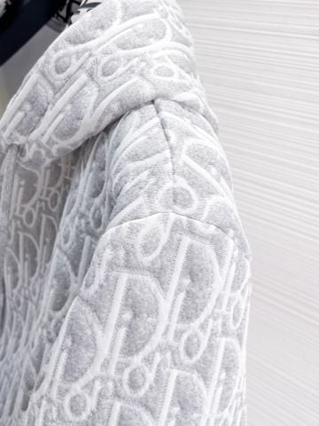 ÁO KHOÁC NAM D I O R REVERSIBLE HOODED JACKET – HỌA TIẾT OBLIQUE DỆT NỔI, MẶC HAI MẶT
