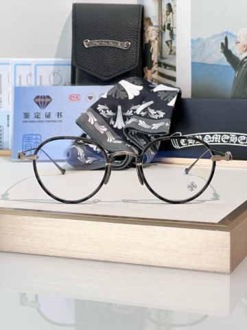 KÍNH NAM NỮ Chrome* Hearts* – DÁNG TRÒN CỔ ĐIỂN, CHI TIẾT BẠC 925 TINH XẢO