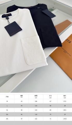 ÁO THUN NAM L V DAMIER COTTON PIQUÉ JACQUARD TÚI NGỰC