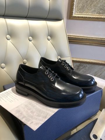 GIÀY TÂY NAM DR* DERBY ĐÁ BÓNG LOANG XANH ĐẬM