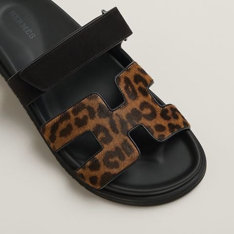 SANDAL NAM NỮ H M DÁNG CHYPRE HỌA TIẾT DA BÁO CÁ TÍNH