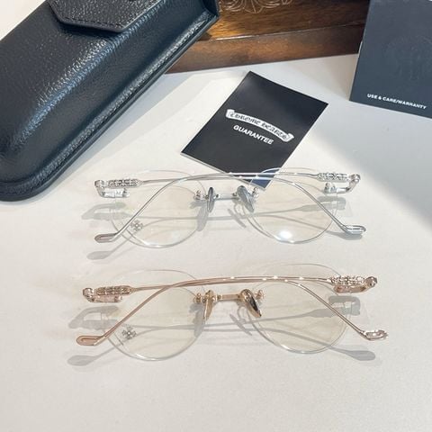 KÍNH MẮT NAM NỮ CHRO* RIMLESS BẠC 925 KHẮC HỌA TIẾT ICONIC