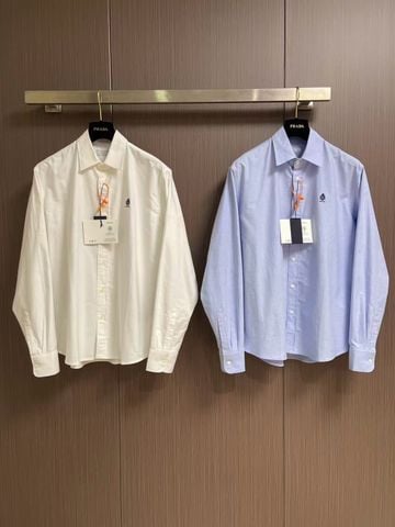 ÁO SƠ MI NAM A M I CỔ BUTTON-DOWN THÊU TÚI NGỰC