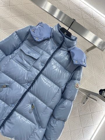 ÁO KHOÁC NỮ MONC* PHAO LÔNG VŨ MŨ RỜI