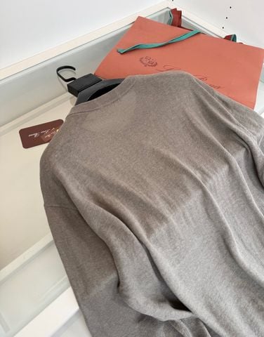ÁO DỆT KIM NAM LP CỔ HENLEY 100% LINEN SỢI TỰ NHIÊN CAO CẤP