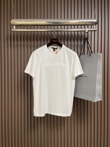 ÁO THUN NAM NỮ L V 3D EMBROIDERED SIGNATURE T-SHIRT