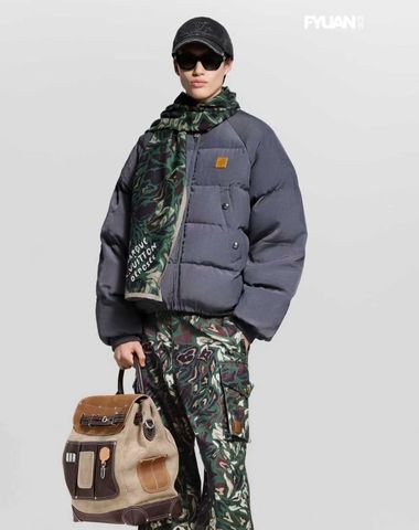 TÚI XÁCH NAM NỮ L V STEAMER 40 WORKWEAR PHỐI DA LỘN DẬP NỔI & DA LỲ CAO CẤP