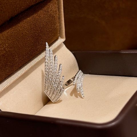 NHẪN NỮ TS* CÁNH CHIM S925 ĐÍNH ĐÁ LẤP LÁNH