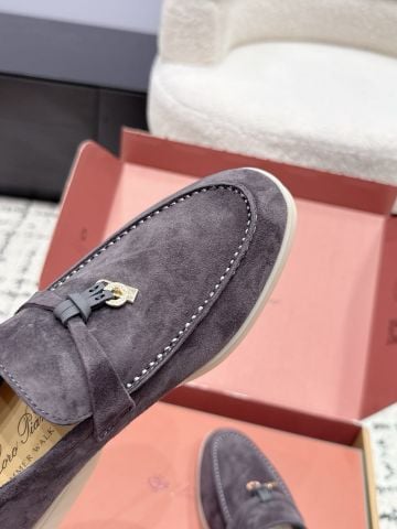 GIÀY LOAFER NAM NỮ L P SUMMER CHARMS WALK DA LỘN PHOM ĐẾ BẰNG
