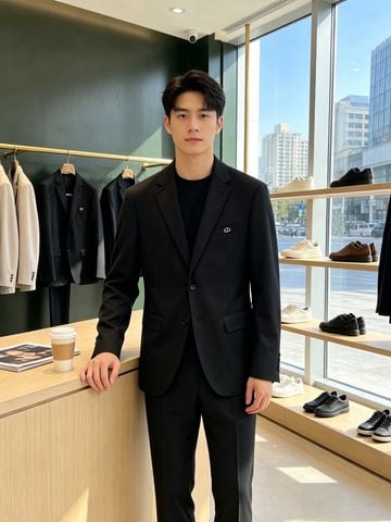 BỘ SUIT NAM D R PHOM CLASSIC-FIT, CHI TIẾT CD TINH GỌN
