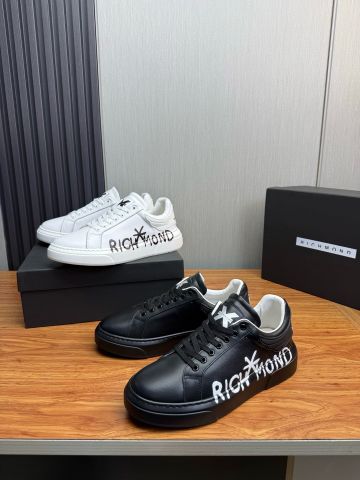 GIÀY SNEAKER NAM JR LOGO-STAMP DA BÒ PHOM LOW-TOP CÁ TÍNH